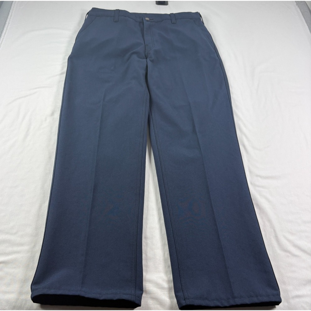 Workrite FR Pants Mens 36x32 Blue Flame Resistant Fire Workwear Nomex Aramid